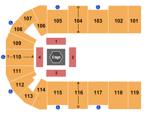 Cross Insurance Center MMA Seating Chart