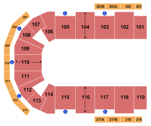 Cross Center Seating Chart