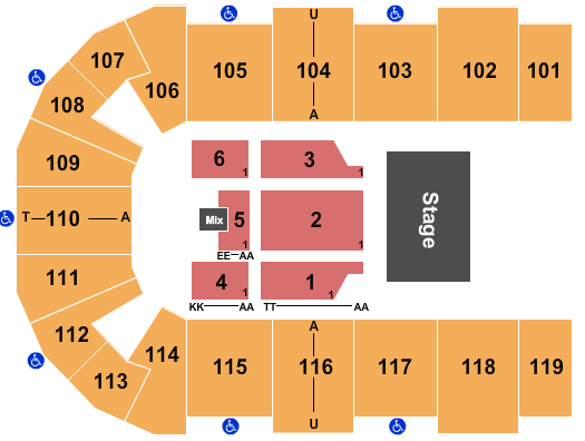 Cross Insurance Center Ron White Seating Chart