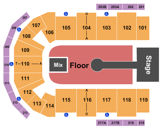 Cross Insurance Center Thomas Rhett Seating Chart