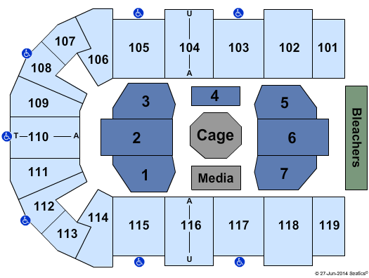 Cross Insurance Center UFC Seating Chart