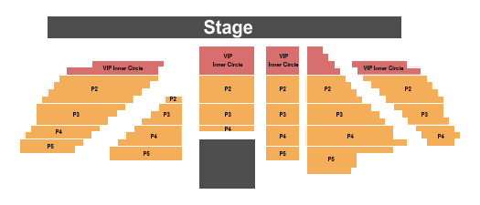 CrossPointe Church - Madison End Stage Seating Chart