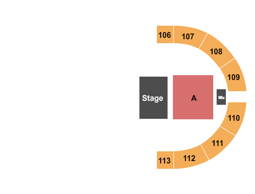 Crossroads Arena Paul Thorn Seating Chart