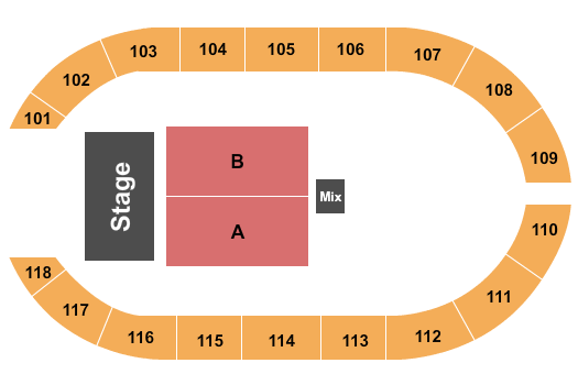 Crossroads Arena Travis Tritt Seating Chart