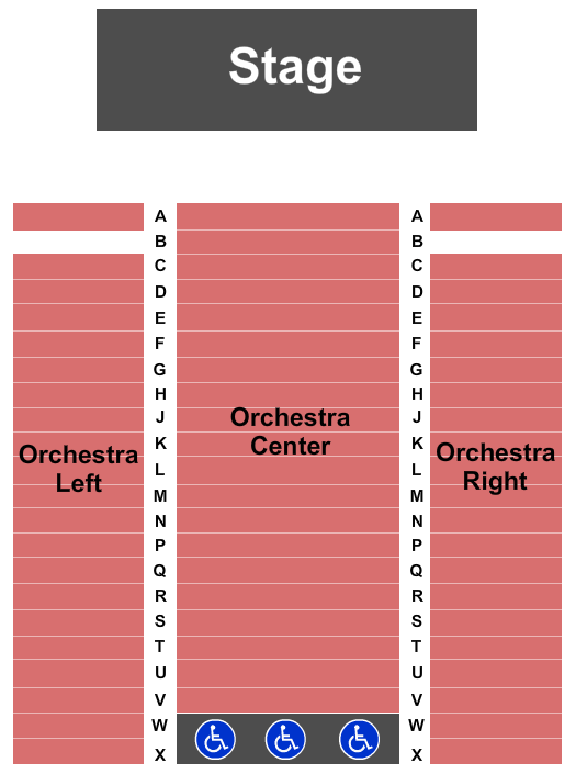 Crowder Hall - University of Arizona Endstage 2 Seating Chart