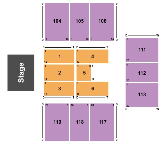 Crown Arena - The Crown Center Endstage 3 Seating Chart