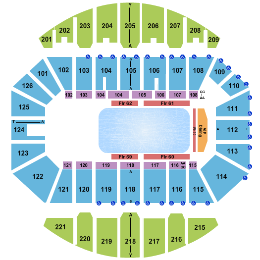 Crown Coliseum - The Crown Center Disney On Ice 2 Seating Chart