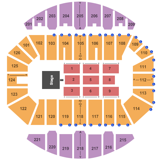Crown Coliseum - The Crown Center Theresa Caputo Seating Chart