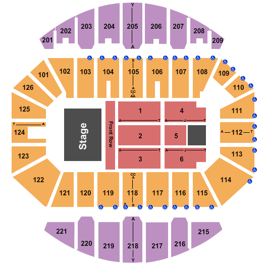 Crown Coliseum - The Crown Center Kevin Gates Seating Chart