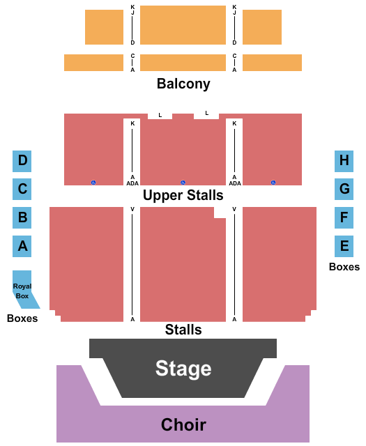 Croydon Fairfield Hall Next Event Seating Chart