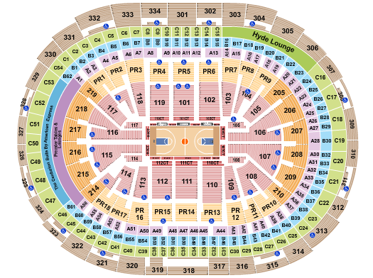 Crypto.com Arena Basketball Clippers Row Seating Chart