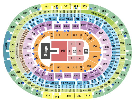 Crypto.com Arena Alex Warren Seating Chart