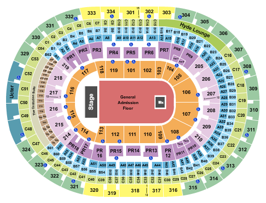 Crypto.com Arena Endstage GA Floor 2 Seating Chart