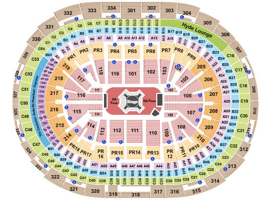 Crypto.com Arena KCON LA Seating Chart