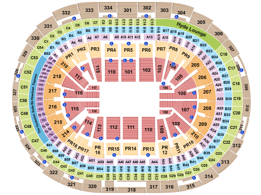 Crypto.com Arena Open Floor Seating Chart