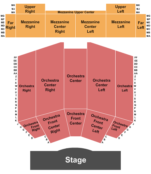 Crystal Grand Music Theatre Seating Chart