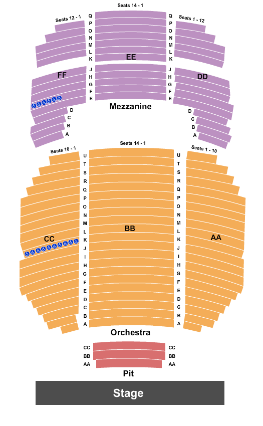 Wortham Center Seating Chart Houston Tx