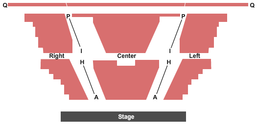 Cultural Activities Center End Stage Seating Chart