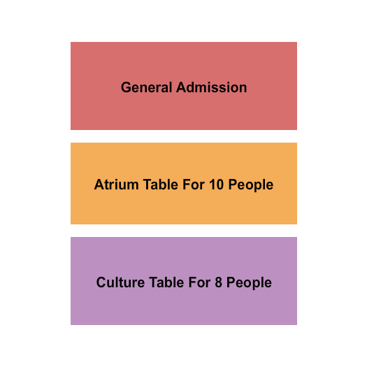 Culture DC GA/Tables Seating Chart