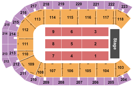 Cure Insurance Arena Adam Sandler Seating Chart