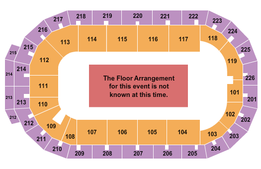 Cure Insurance Arena Generic Floor Seating Chart