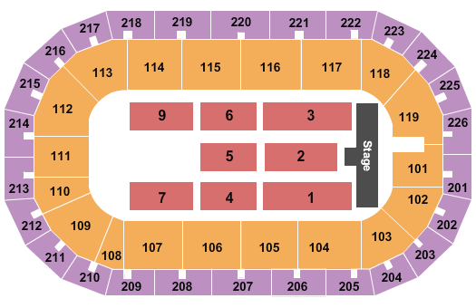 Cure Insurance Arena Trenton Nj Seating Chart