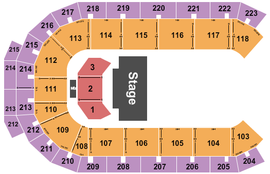 Cure Insurance Arena Sesame Street Live Seating Chart