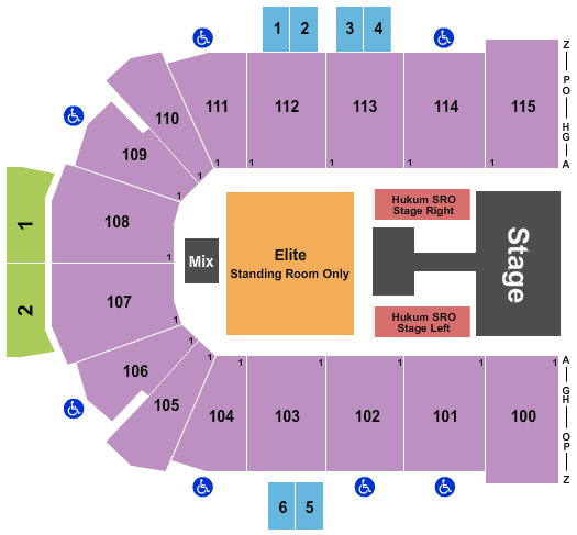 Curtis Culwell Center Anirudh Seating Chart