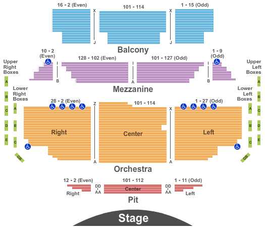 Phillips Center Gainesville Fl Seating Chart