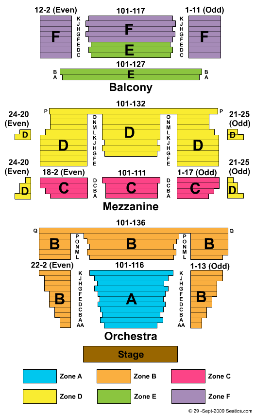 Cutler Majestic Theatre Stomp Seating Chart