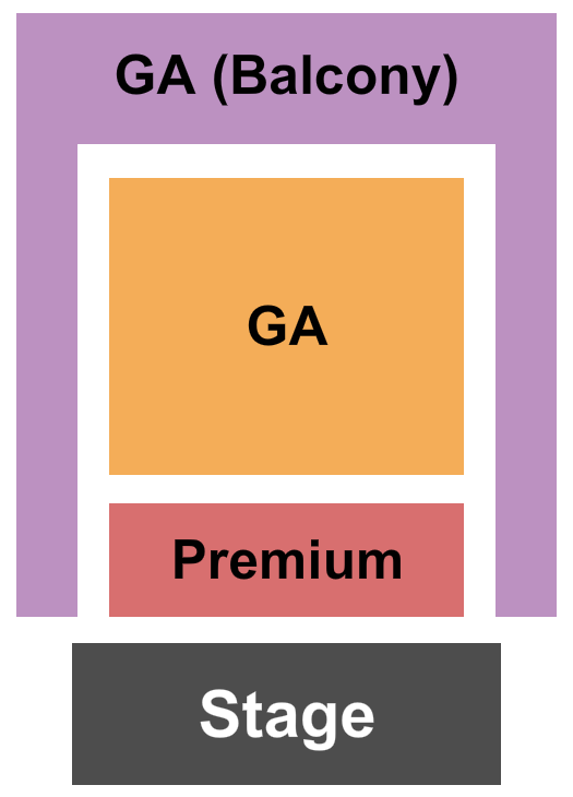 The Jazz Room - A Journey to the Heart of New Orleans seating chart at Cutting Room