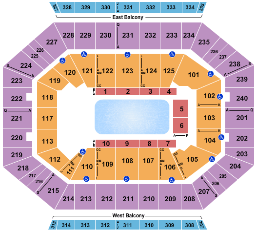 Dcu Seating Chart For Circus