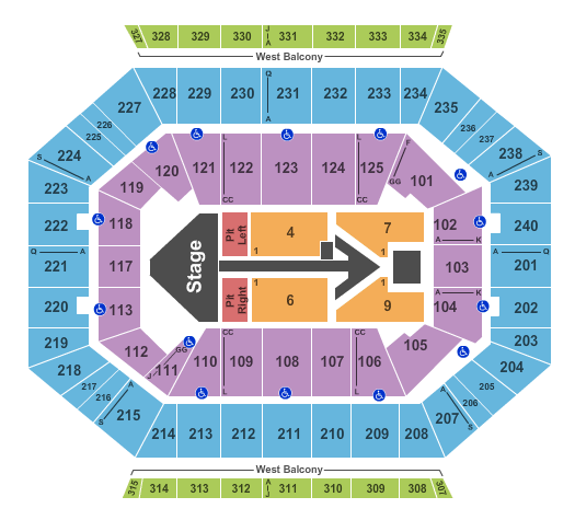 DCU Center Maroon 5 Seating Chart