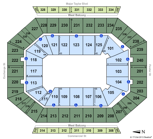 DCU Center Monster Jam Seating Chart