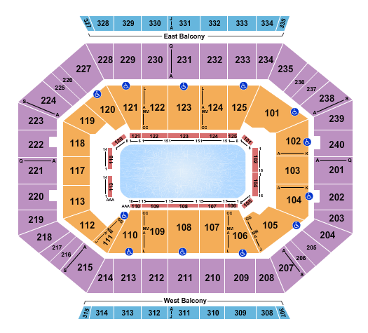 DCU Center Stars On Ice Seating Chart
