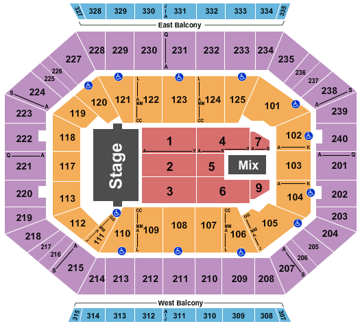 Dcu Center Concert Seating Chart