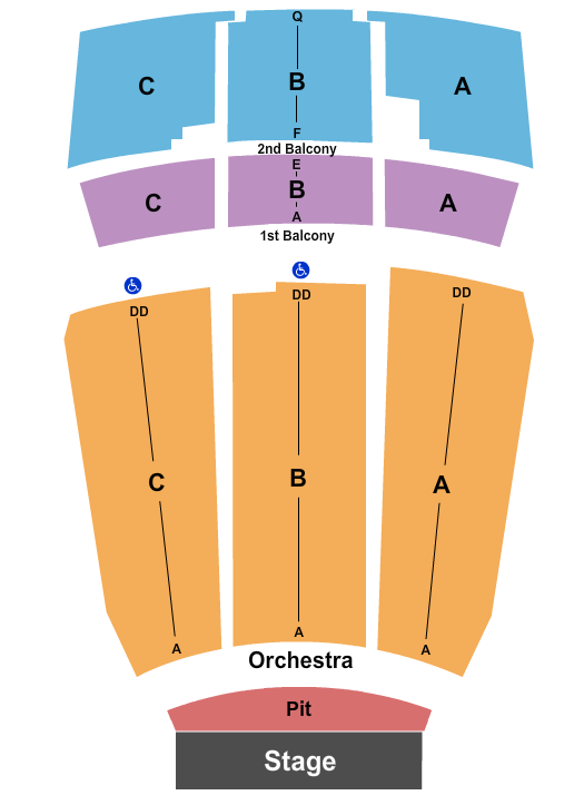 Symphony Hall At DECC Seating Map