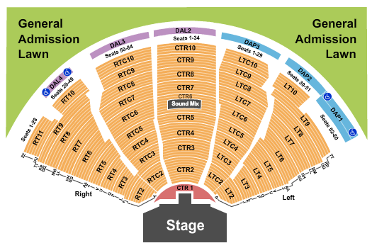 seating chart for Pine Knob Music Theatre Keith Urban - eventticketscenter.com