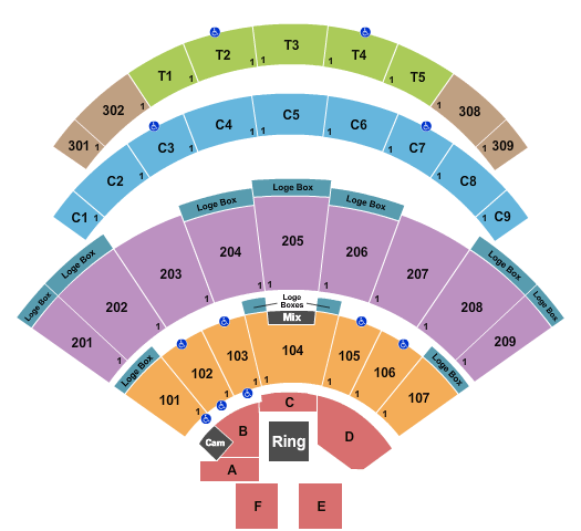 St Augustine Amp Seating Chart
