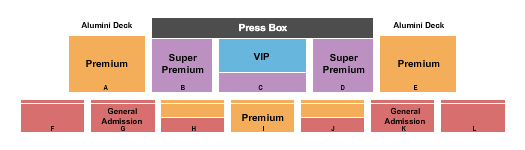 Dalzell Field DCI Seating Chart