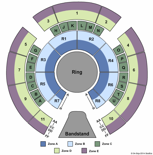 Damrosch Park At Lincoln Center Big Apple Circus Zone Seating Chart