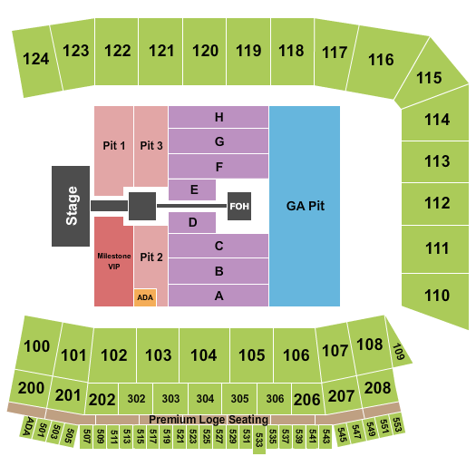 Dana Dykhouse Stadium Seating Chart