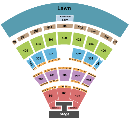 Darien Lake Amphitheater Kenny Chesney Seating Chart