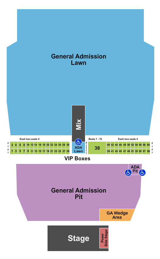 Maine Savings Amphitheater Rise Above Fest Seating Chart