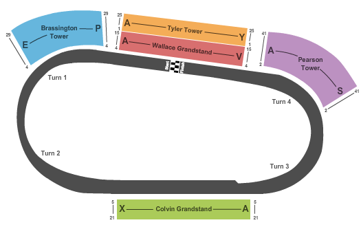 Darlington Raceway seating chart event tickets center