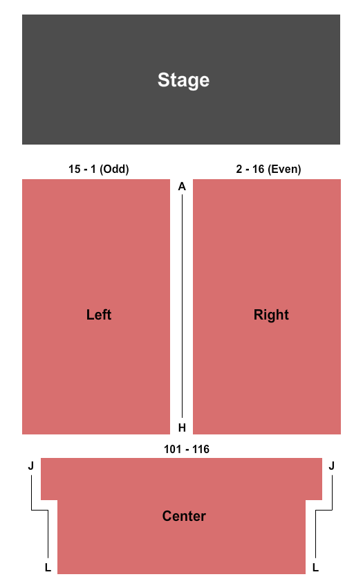 Daryl Roth Theatre Endstage 2 Seating Chart