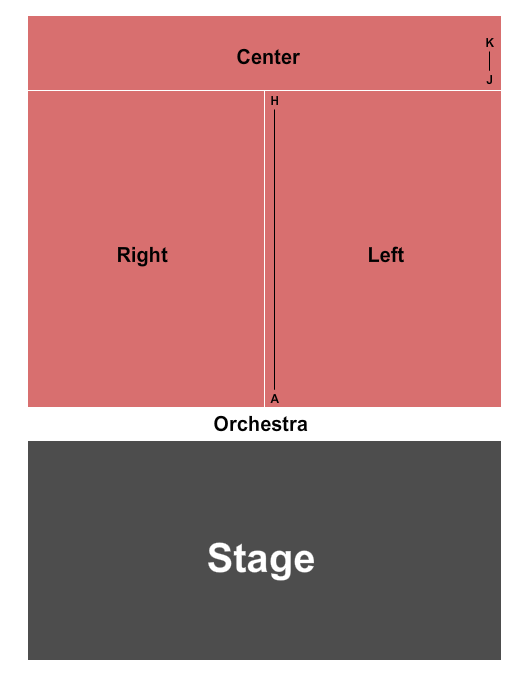 Daryl Roth Theatre Endstage 3 Seating Chart