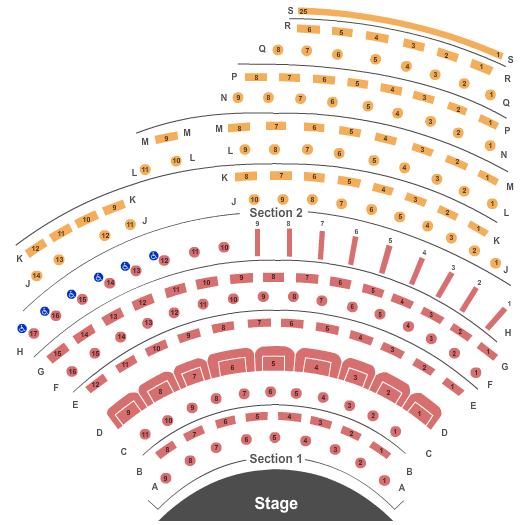 David Copperfield Theater at MGM Grand Endstage 2 Seating Chart