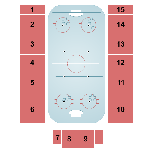 David S Palmer Civic Center Hockey Seating Chart