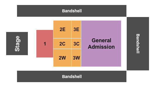 Daytona Beach Oceanfront Bandshell GA/Bandshell Seating Chart